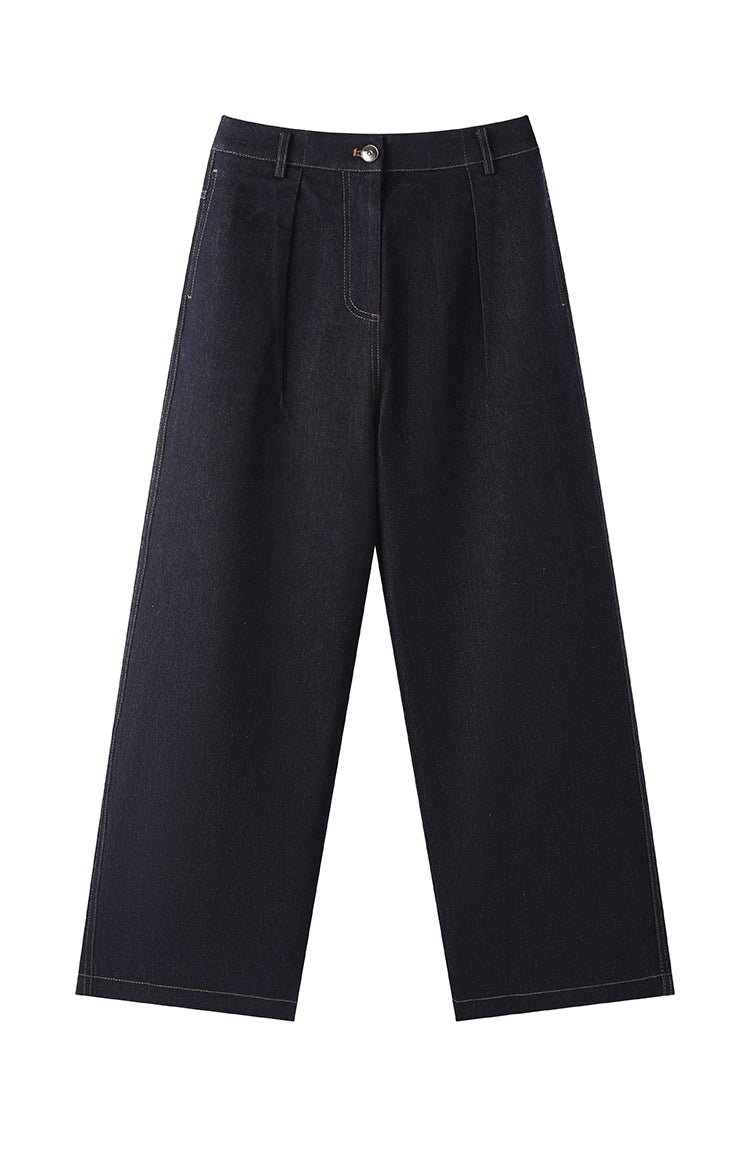 Pamuk Geniş Paça Pantolon