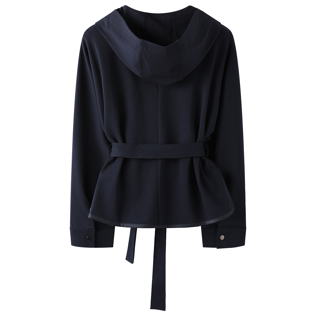 Pamuk Kapüşonlu Fermuarlı Ceket