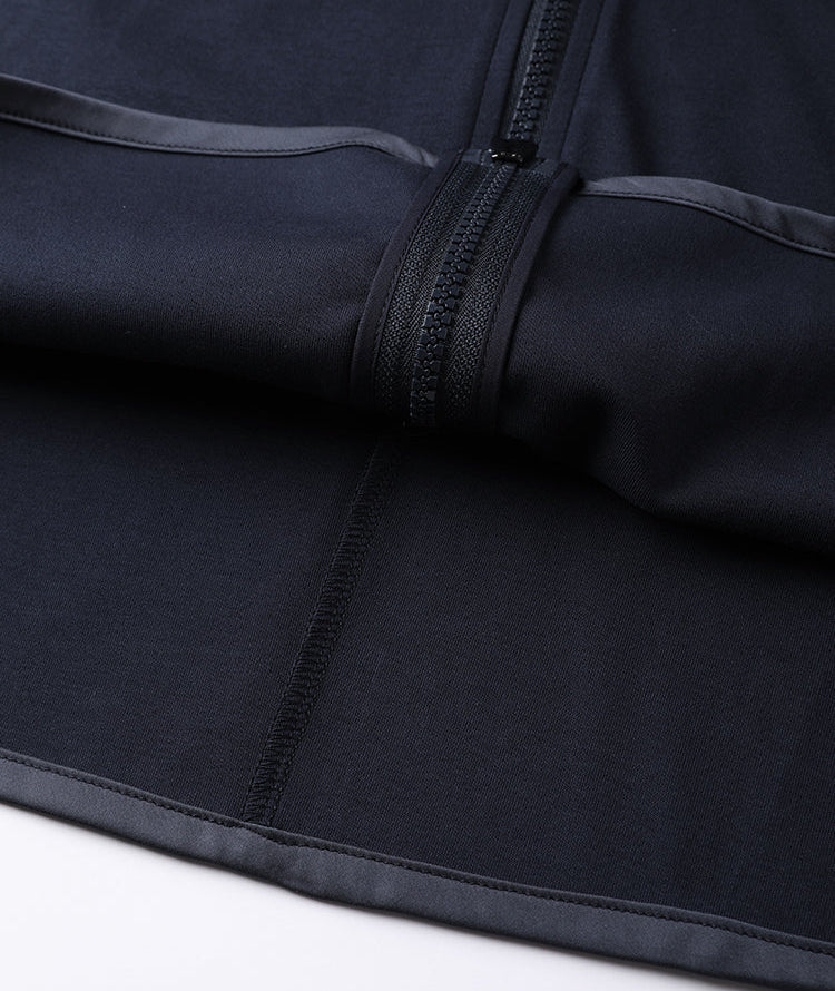 Pamuk Kapüşonlu Fermuarlı Ceket