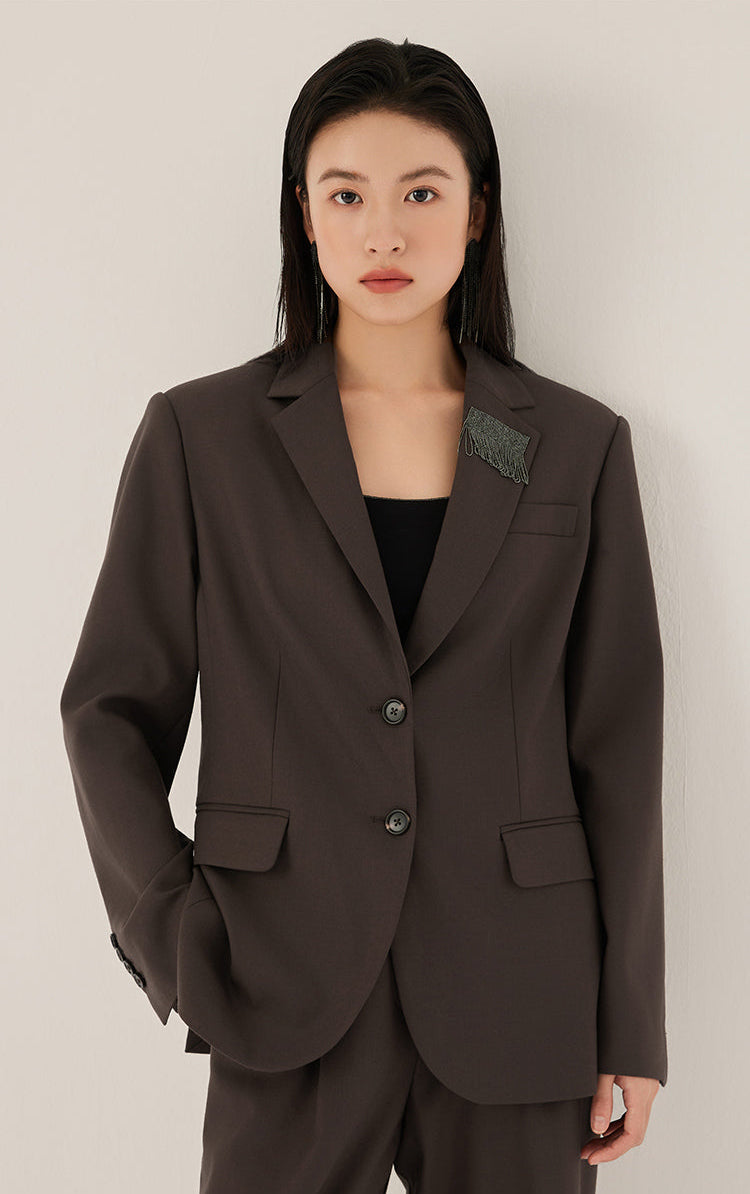 İpek Düğmeli Klasik Püsküllü Ceket