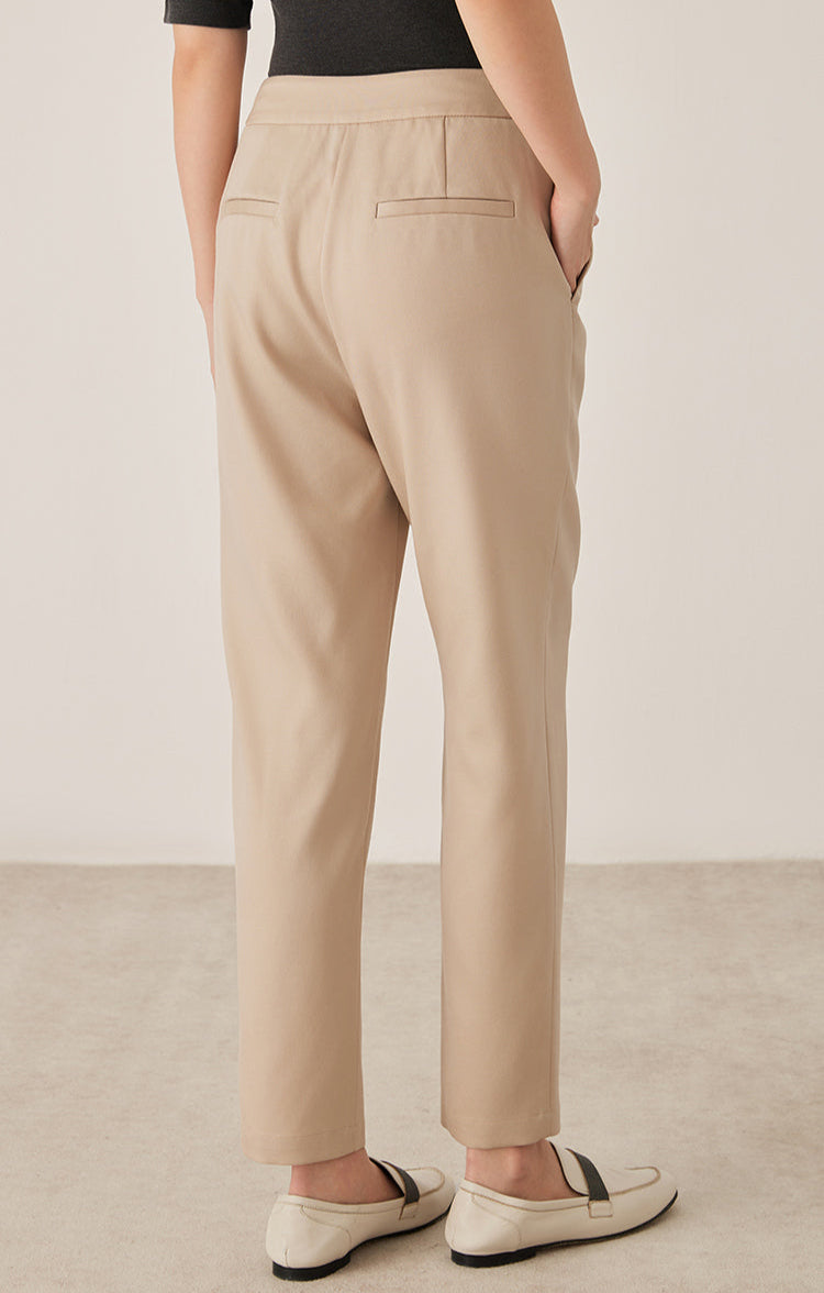 Yün Karışımlı Dar Paça Pantolon