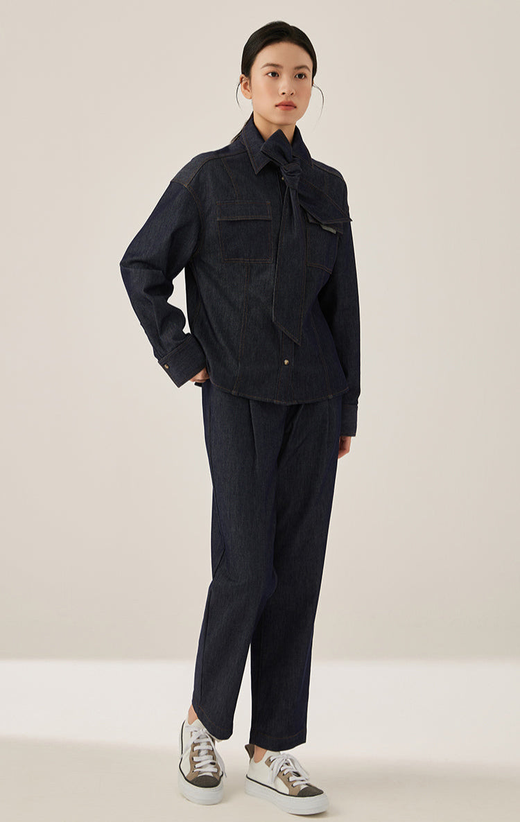 Pamuk Düz Paça Pantolon