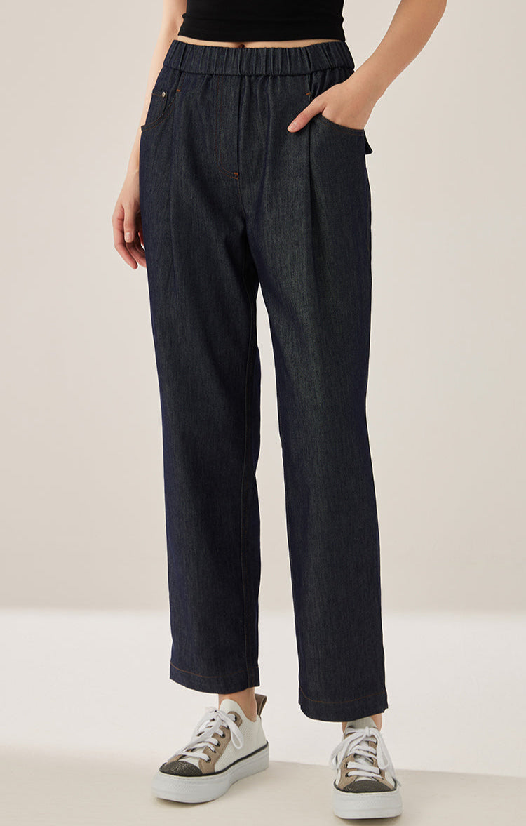 Pamuk Düz Paça Pantolon