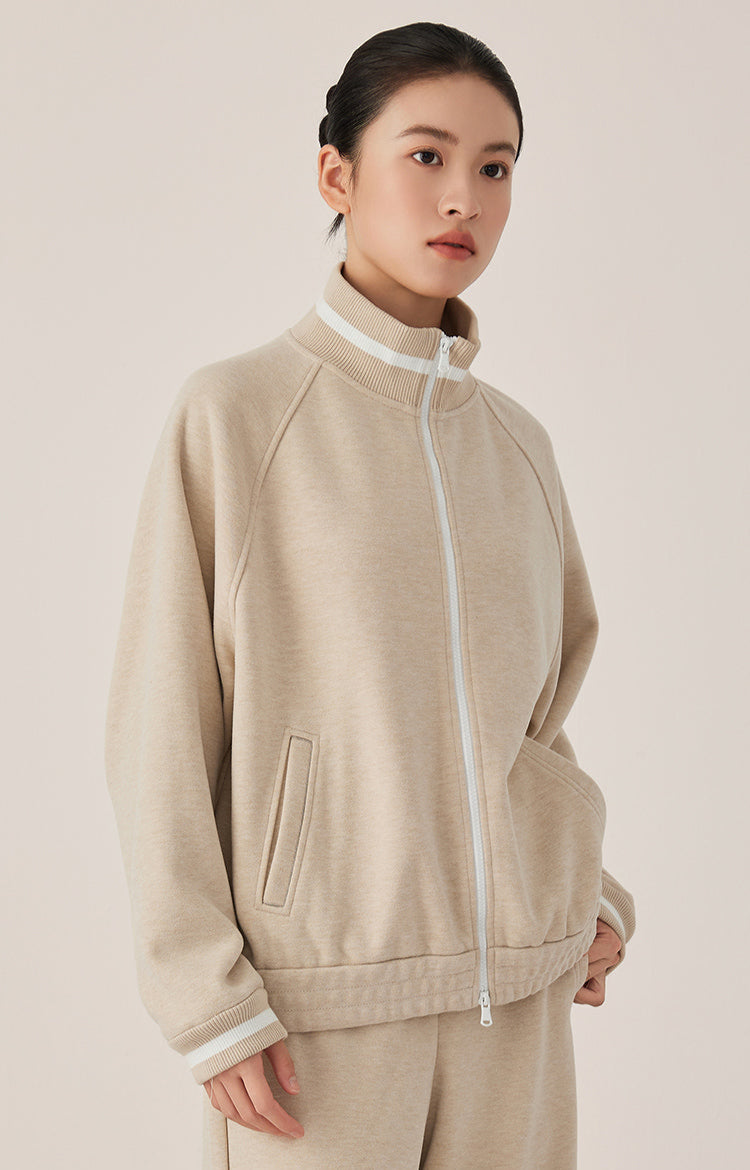 Pamuk Fermuarlı Spor Ceket