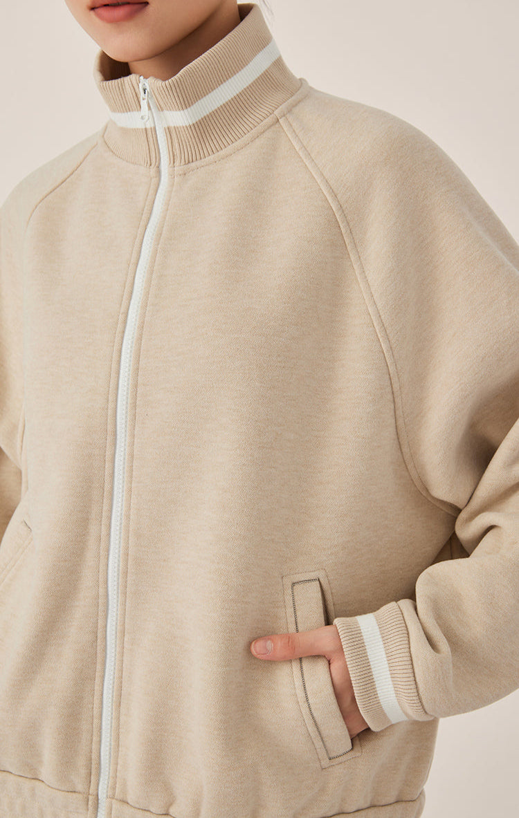 Pamuk Fermuarlı Spor Ceket