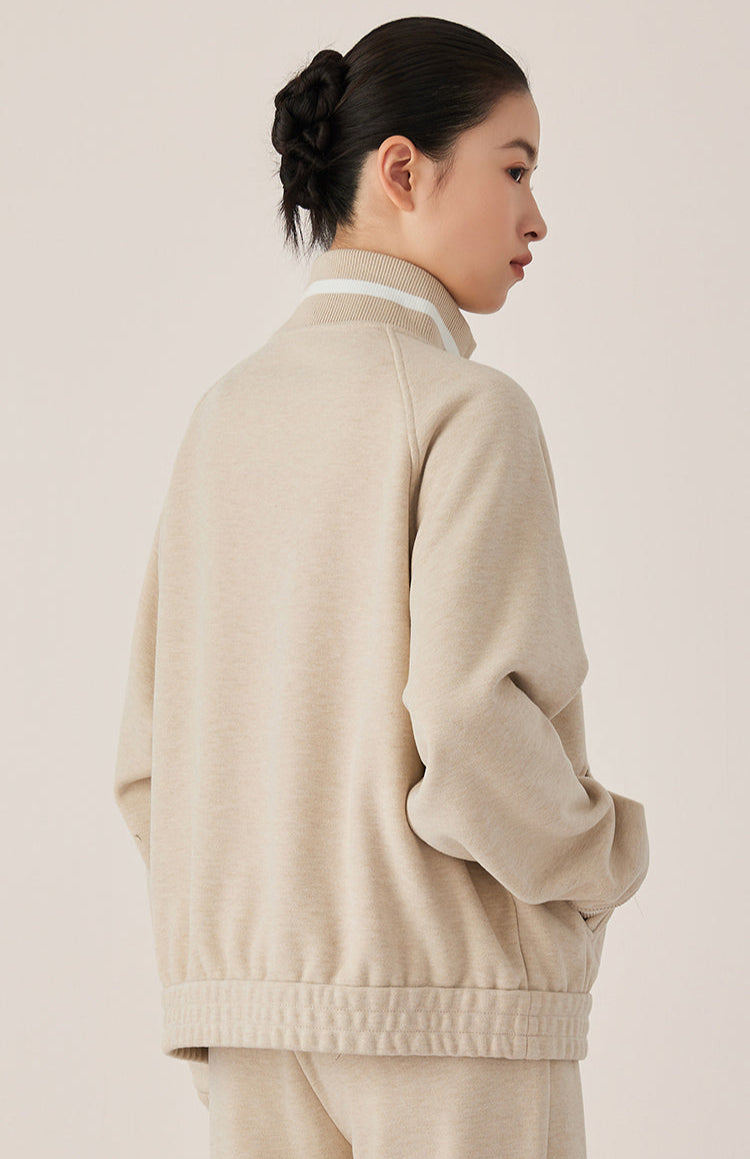 Pamuk Fermuarlı Spor Ceket