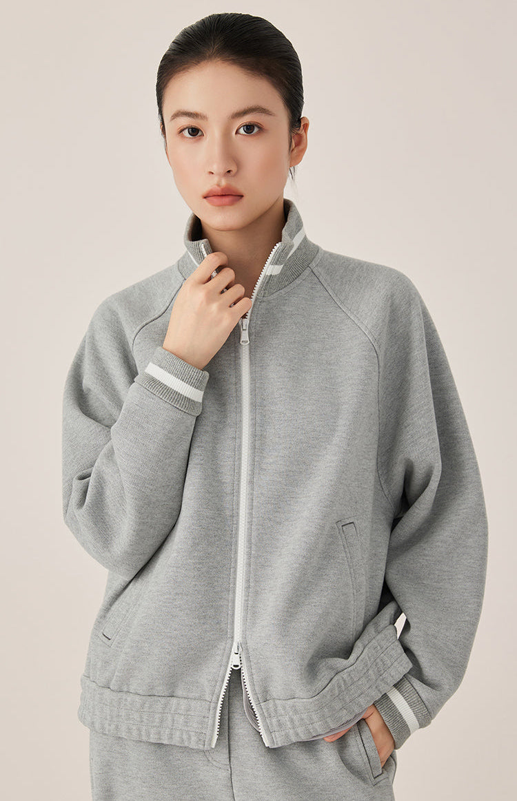 Pamuk Fermuarlı Spor Ceket