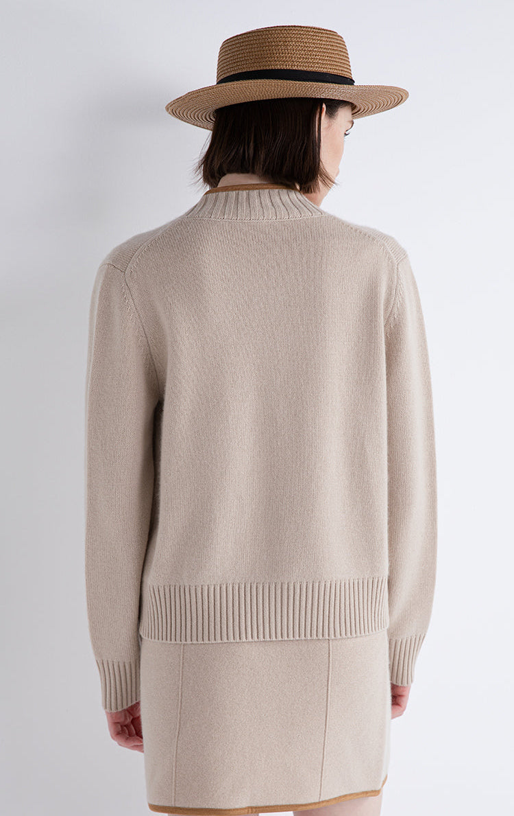 Yün & Kaşmir Düğmeli Hırka