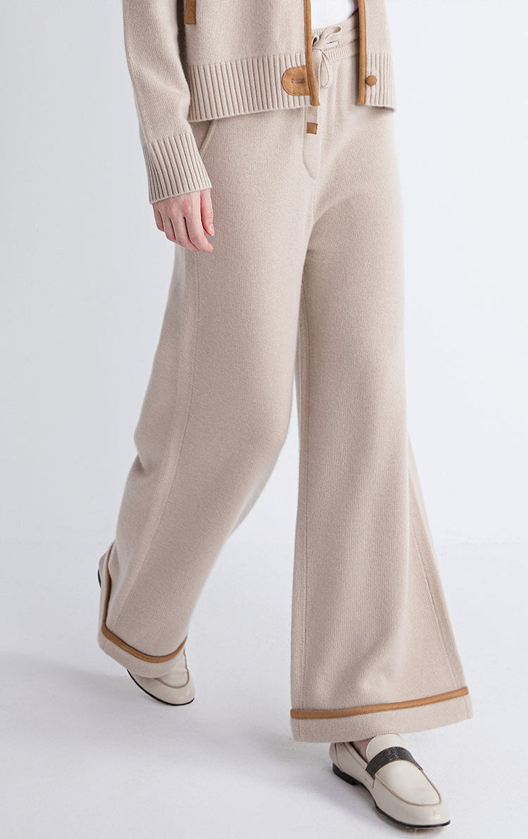 Yün & Kaşmir Rahat Örgü Pantolon