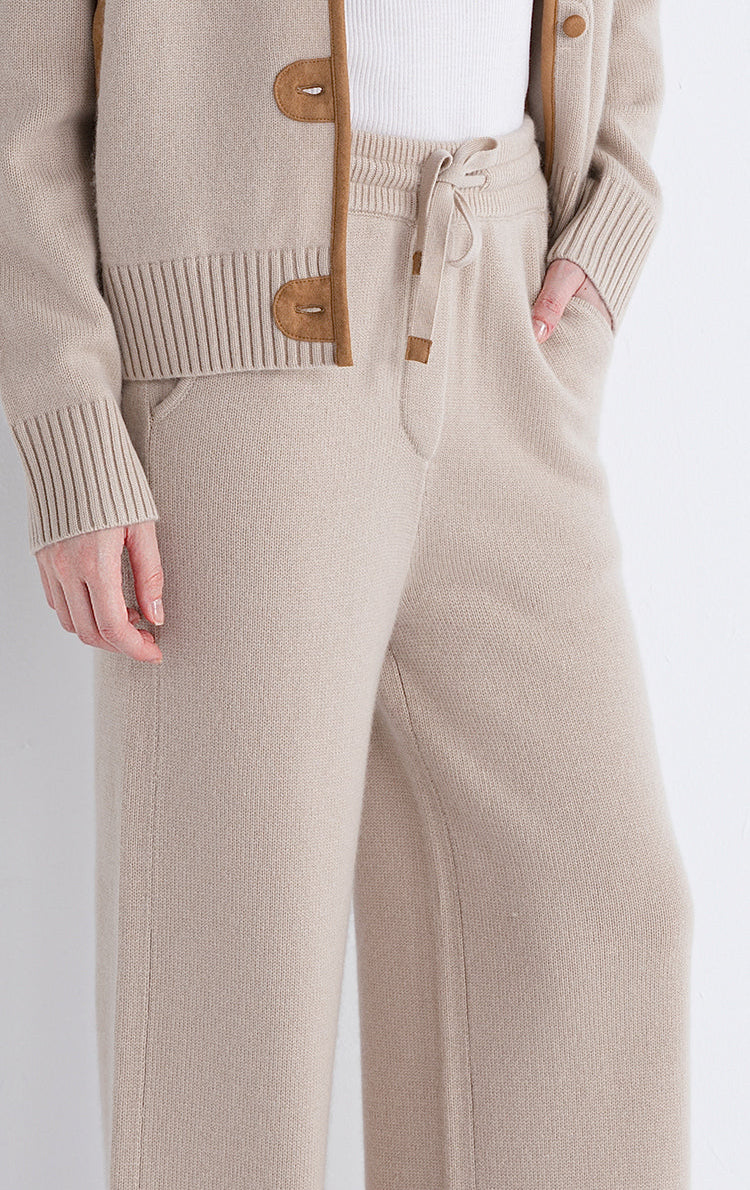 Yün & Kaşmir Rahat Örgü Pantolon
