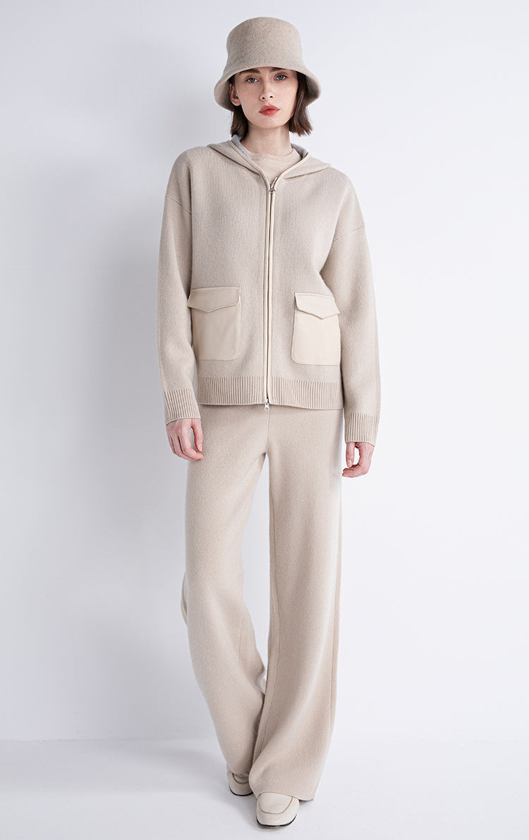 Saf Kaşmir Triko Pantolon