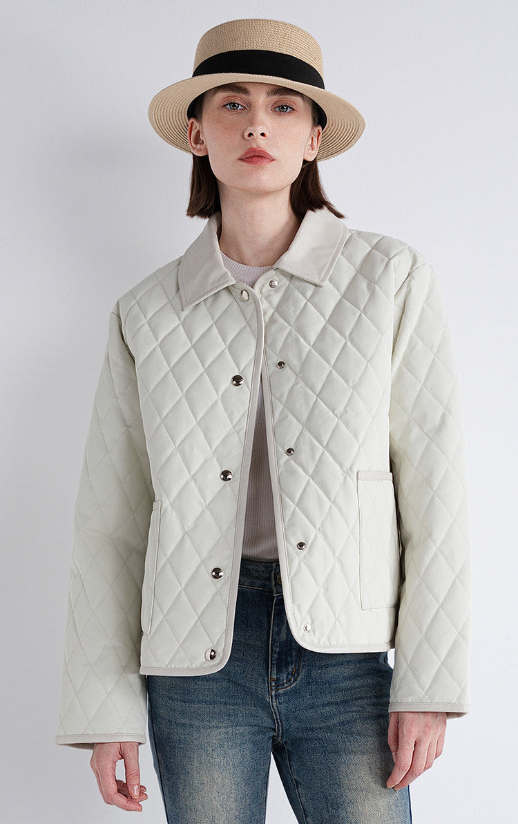 Yün & Kaz Tüyü Dolgulu Kapüşonlu Ceket