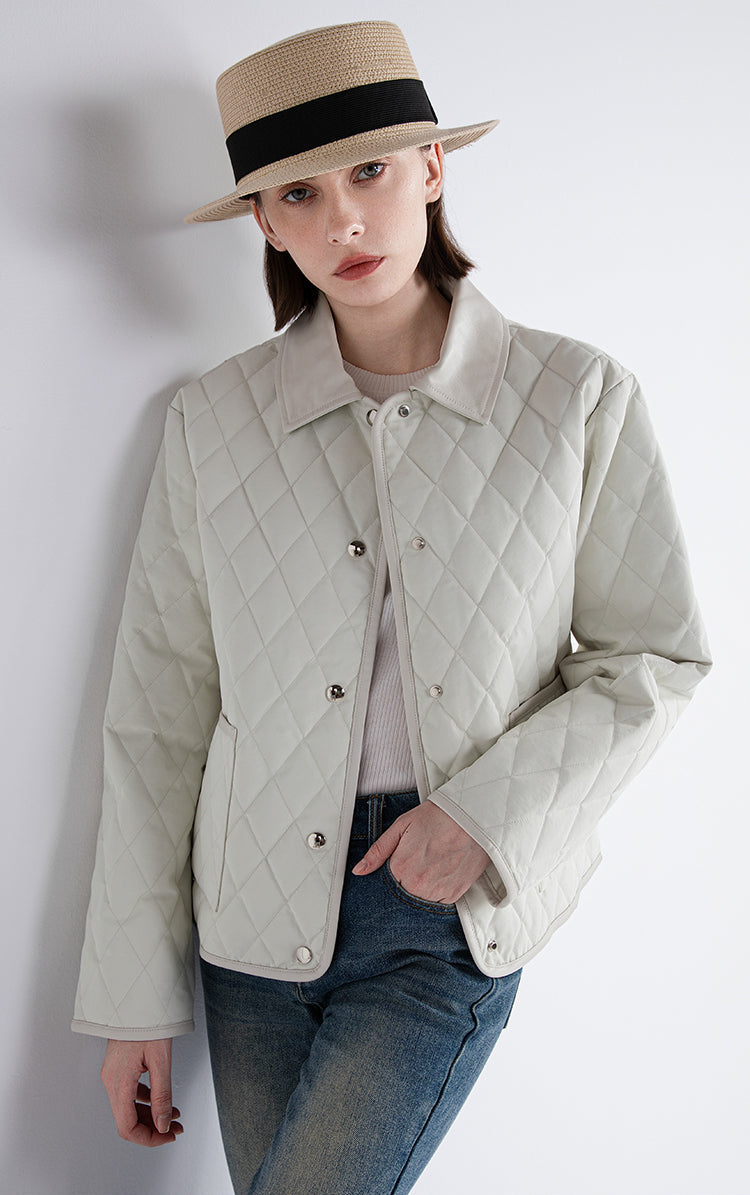 Yün & Kaz Tüyü Dolgulu Kapüşonlu Ceket