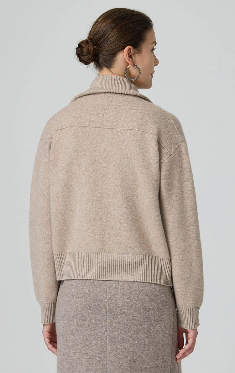 Saf Kaşmir & Yün Örme Ceket